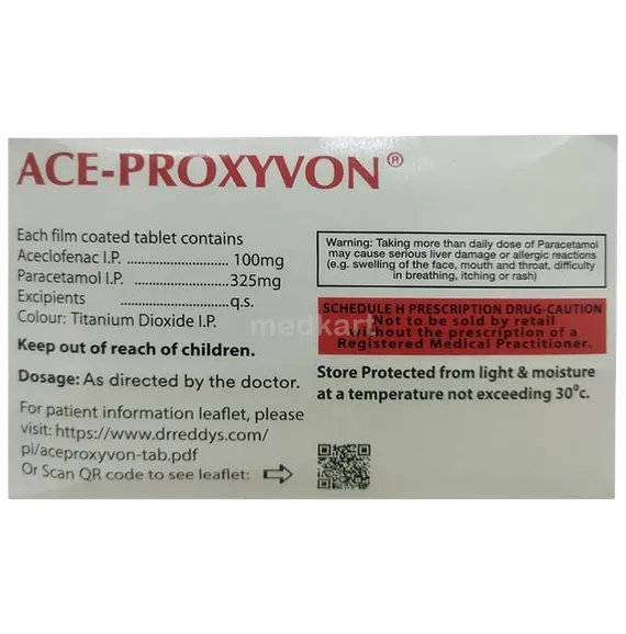 ace proxyvon tablet 10's